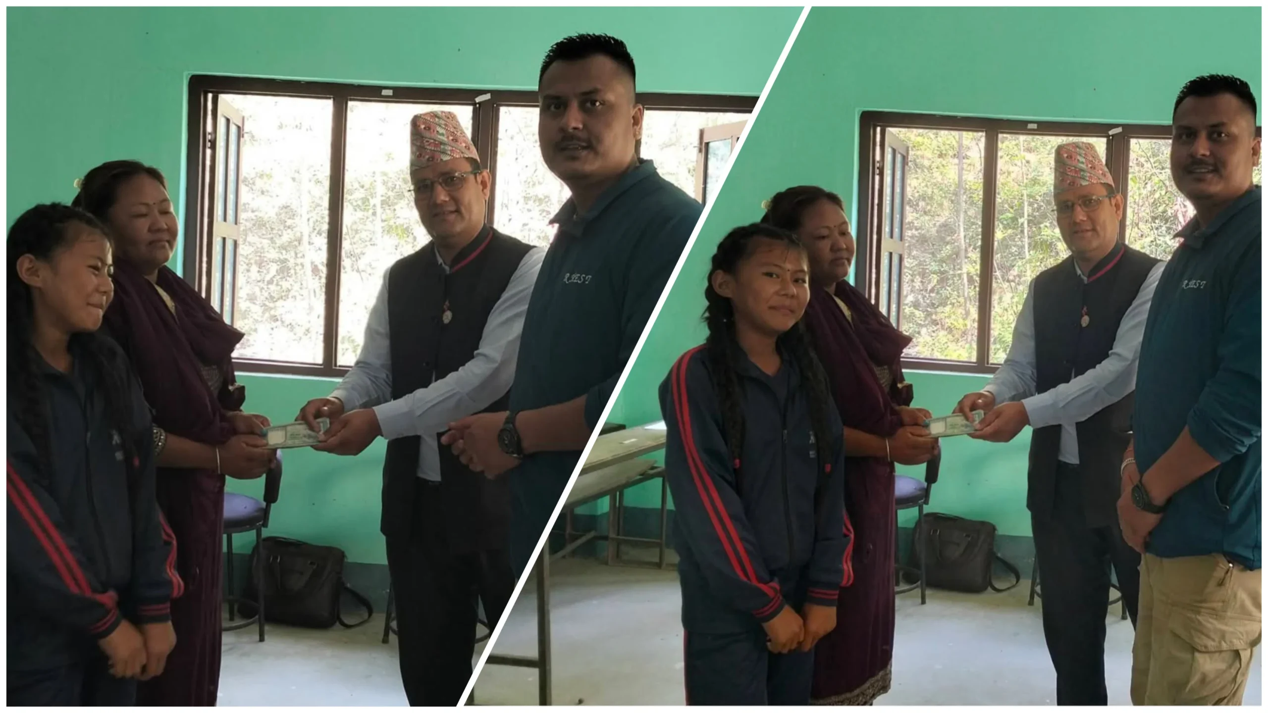 ऐसेलुखर्क माविका ४१ जना छात्रालाई रेष्टद्वारा छात्रवृत्ति तथा शैक्षिक सामग्री वितरण