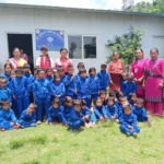 भूमेश्वरी आधारभूत विद्यालयका विद्यार्थीलाई पोशाक तथा शैक्षिक सामग्री वितरण