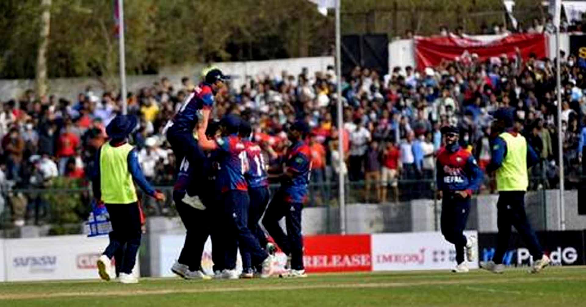 पपुवान्यूगिनीलाई हराउँदै नेपालले जित्यो टी–२० सिरिजको उपाधि
