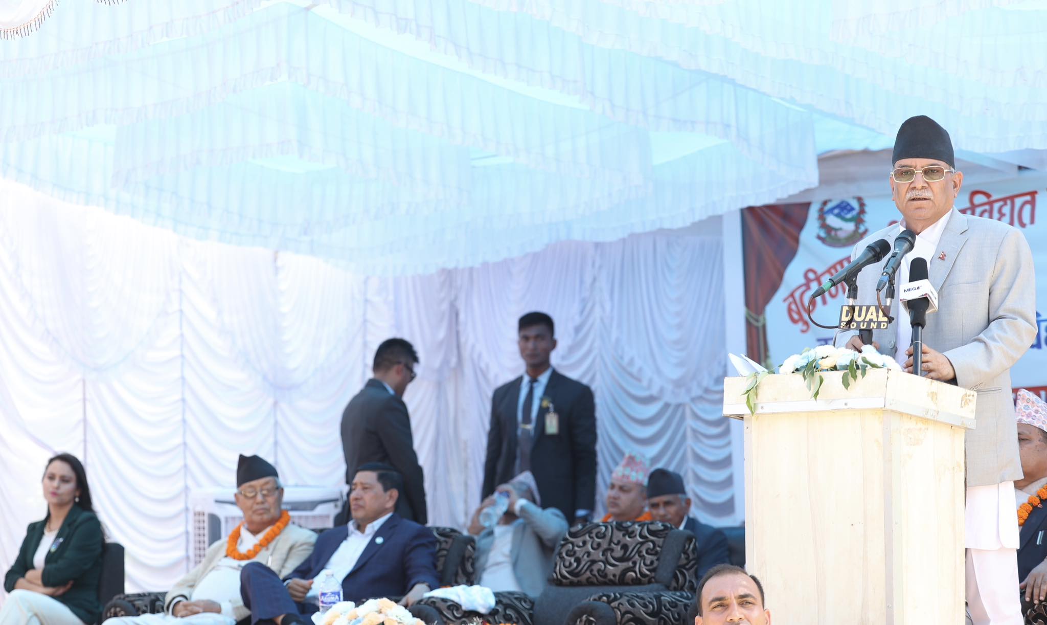 बूढीगण्डकी छिट्टै निर्माणमा लैजान्छौँ :  प्रधानमन्त्री प्रचण्ड