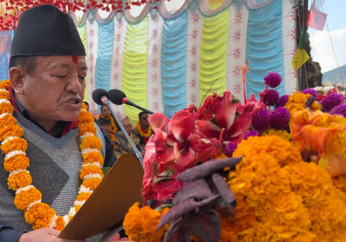 समयमै कार्य सम्पन्न गर्ने वडालाई थप ५ लाख दिईनेः अध्यक्ष भक्त बहादुर लामा