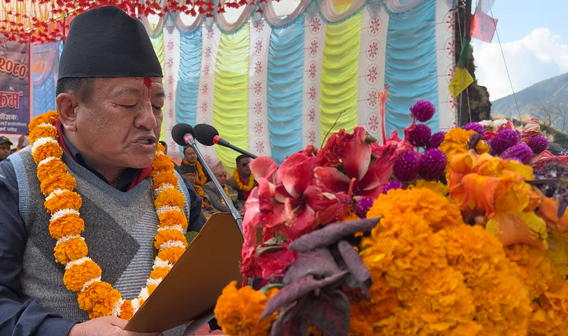 समयमै कार्य सम्पन्न गर्ने वडालाई थप ५ लाख दिईनेः अध्यक्ष भक्त बहादुर लामा