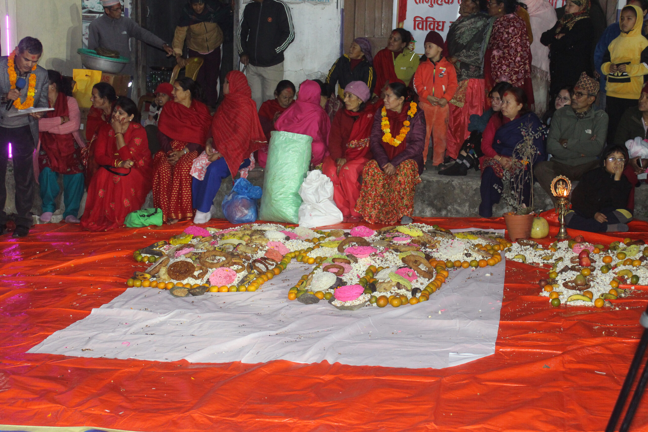 गोरखामा  मनाइयो मकै सुकाउने पर्व