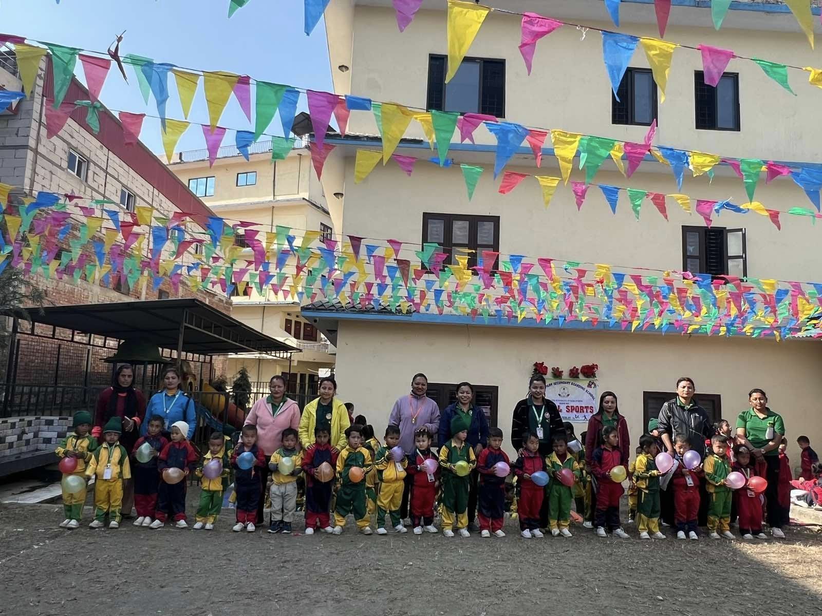 चिल्ड्रेनपार्कमा जारी बार्षिक खेलकुदमा प्रतियोगितामा २३ स्वर्ण सहित निलो सदन अगाडी