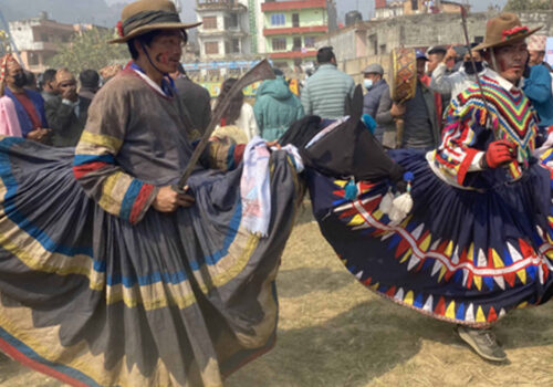 नुवाकोट महोत्सवमा लोपोन्मुख घोडा नाच आकर्षण