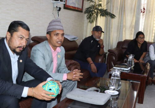 दशौँ राष्ट्रिय खेलकुदको तयारीमा तीव्रता दिन मन्त्री श्रेष्ठको निर्देशन