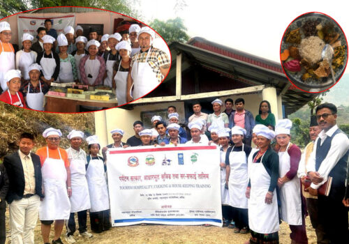 पर्यटन प्रबर्द्धनलाई जोड दिन गंगाजमुनामा पर्यटन सत्कार, आधारभुत कुकिङ तथा सरसफाई तालिम