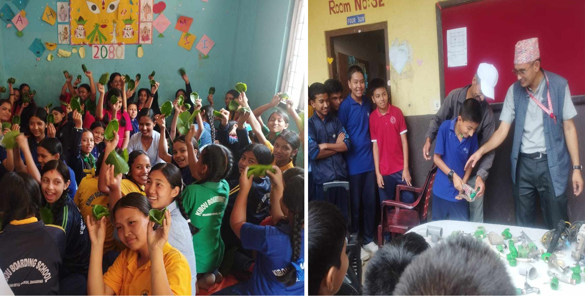 न्यू किवो बोर्डिङ स्कुलमा गुड फ्राईडे : दुनाटपरी गास्ने र पलम्बिङ सम्बन्धि क्रियाकलाप