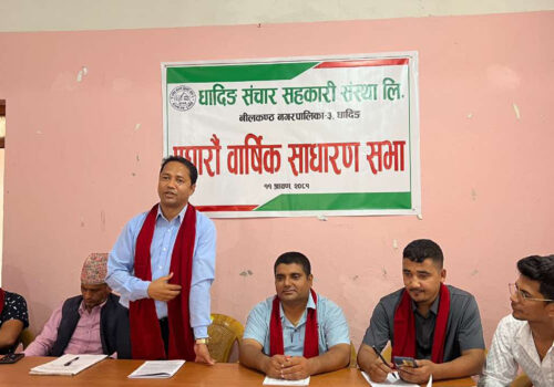 सहकारी आन्दोलनलाई जगाउन संचारमाध्यमको भुमिका महत्वपूर्ण : उप-प्रमुख विश्वकर्मा