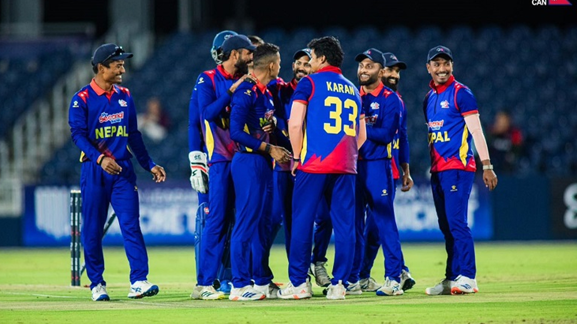 पहिलो टि–२० खेलमा नेपालद्वारा अमेरिका पराजित