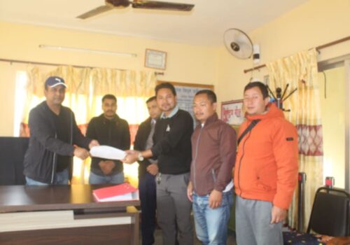 रुबीभ्यालीमा केन्द्रिय विद्युतीय लाईन बिस्तार गर्न माग गर्दै प्राधिकरणमा ज्ञापनपत्र पेश