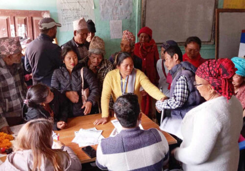 बेनिघाट रोराङ–२ ताल्तिमा भएको निःशुल्क स्वास्थ्य शिविरमा ४ सय १५ जनाले सेवा लिए