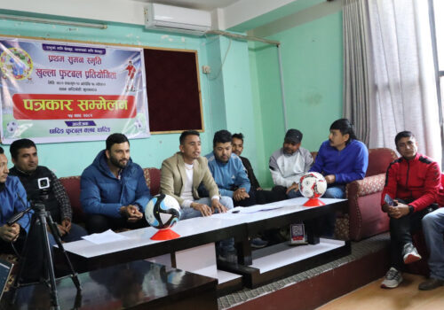 धादिङमा फागुन १२ देखि ’प्रथम सुमन स्मृति खुल्ला फुटबल’ प्रतियोगिता हुने