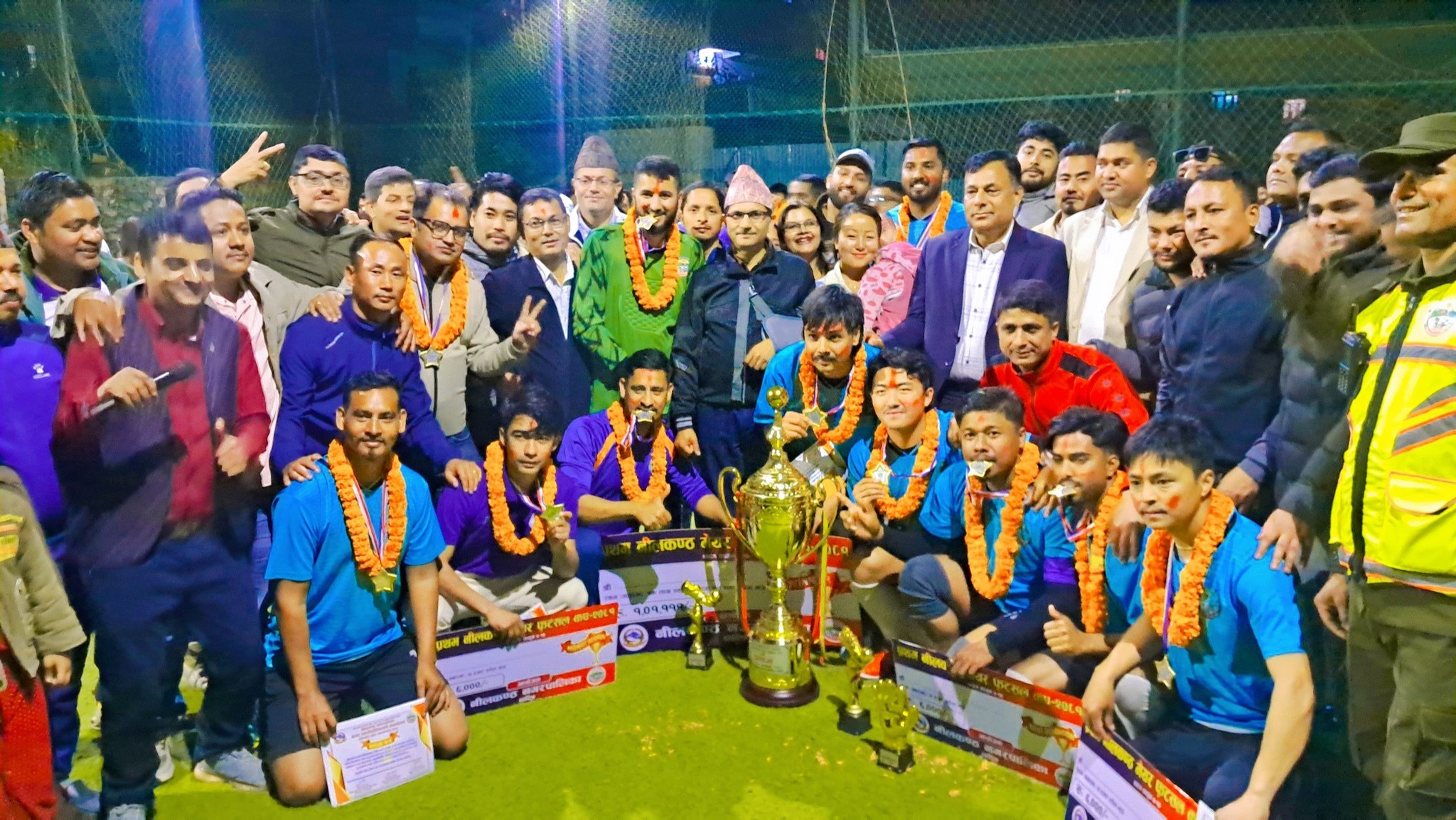 नीलकण्ठले जित्यो प्रथम नीलकण्ठ मेयर फुटसलको उपाधी