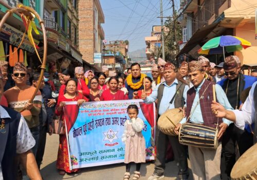 धादिङबेसीमा एक महिने नौमती बाजा बजाउने सम्बन्धी तालिम सकियो