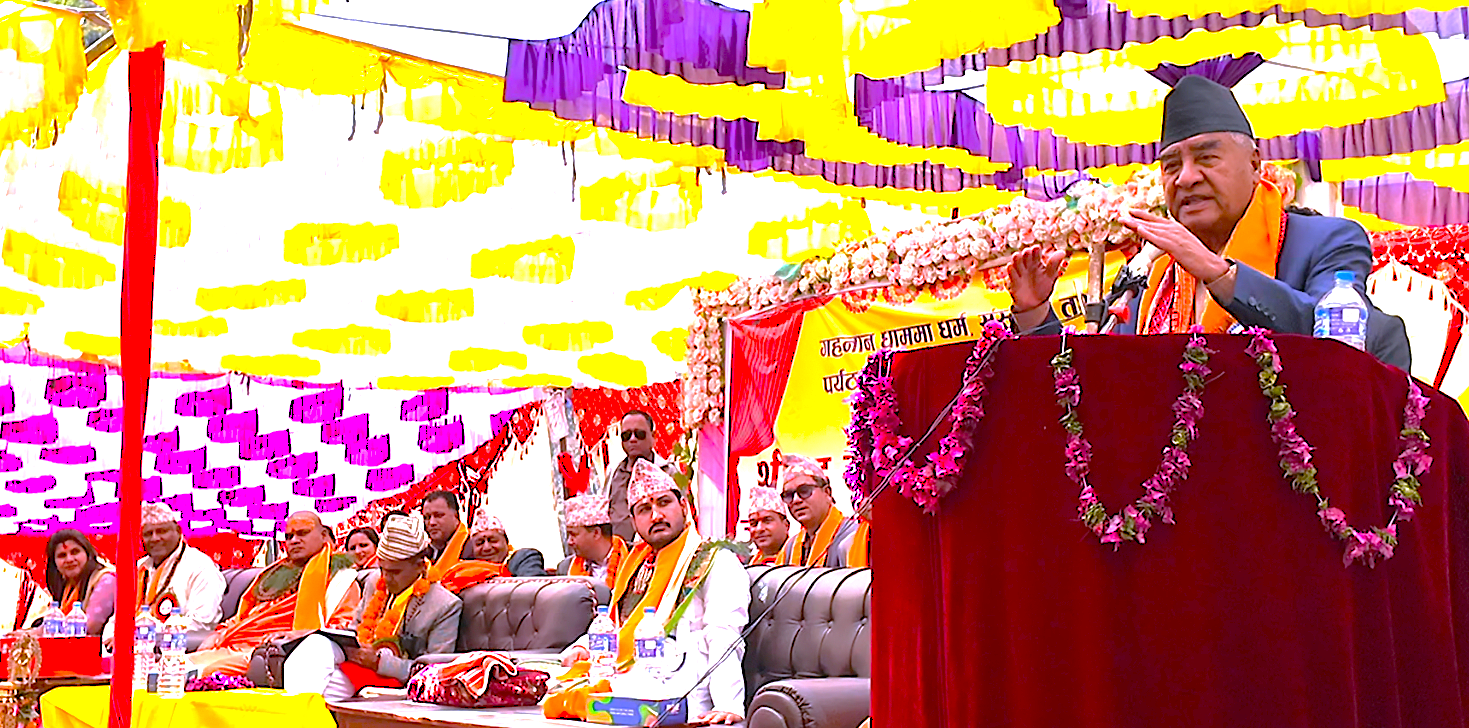 नेपाली समाज हिन्दू धर्म संस्कारमा अडिग छः पूर्वप्रधानमन्त्री देउवा