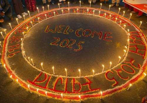 अन्तर्राष्ट्रिय श्रमिक महिला दिवसको पूर्व सन्ध्यामा शुक्रबार धादिङबेसीमा दिप प्रज्वलन