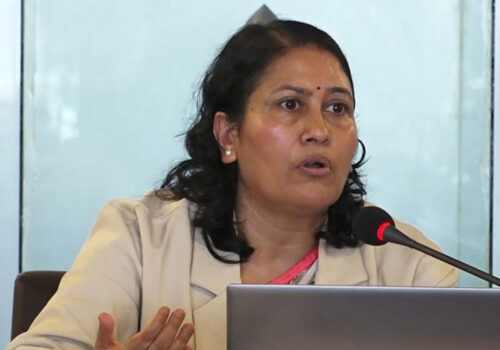 शिक्षामन्त्री विद्या भट्टराईद्वारा राजीनामा