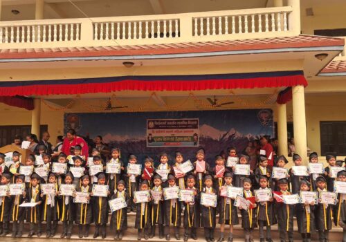 चिल्ड्रेनपार्क माविका १०६ जना विद्यार्थी दीक्षित