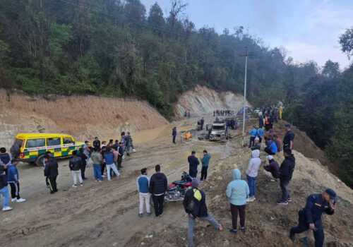 ताप्लेजुङमा बुलेरो गाडीमा आगलागी, चार जनाको मृत्यु, दुई घाइते