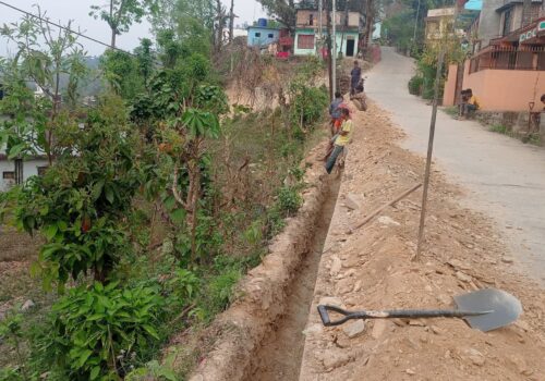 धादिङबेसी सह–लगानी खानेपानी आयोजनाको काम अन्तिम चरणमा