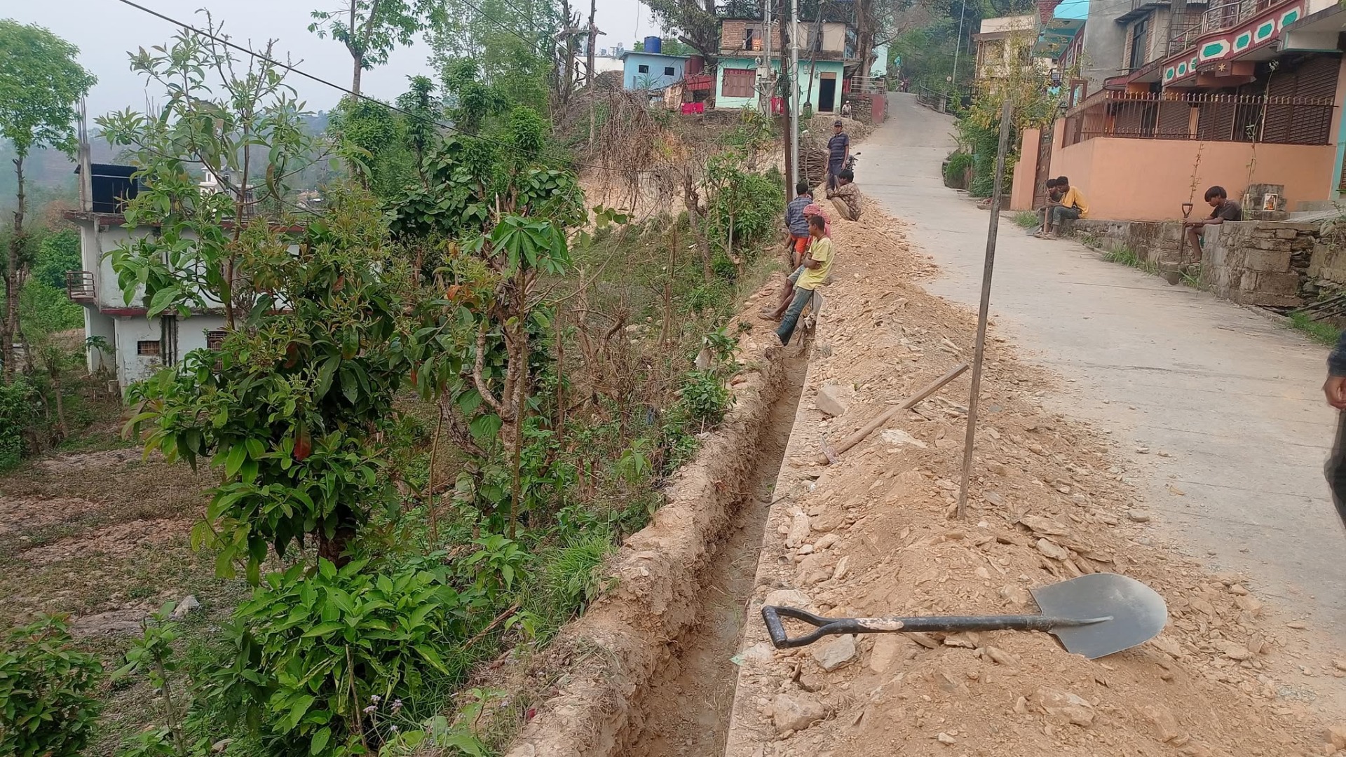 धादिङबेसी सह–लगानी खानेपानी आयोजनाको काम अन्तिम चरणमा