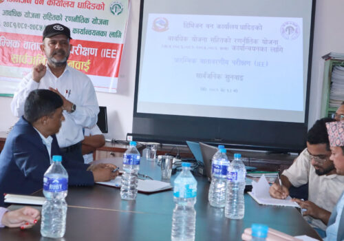 रणनीतिक वन योजनाको प्रारम्भिक वातावरणीय परीक्षणबारे सार्वजनिक सुनुवाइ