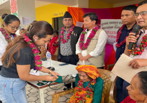 सिद्धलेक गाउँपालिकामा महिलासम्बन्धी प्रजनन स्वास्थ्य शिविर सम्पन्न