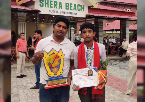 प्याब्सन बागमती प्रदेश स्तरीय चित्रकलामा चिल्ड्रेनपार्क सान्त्वना