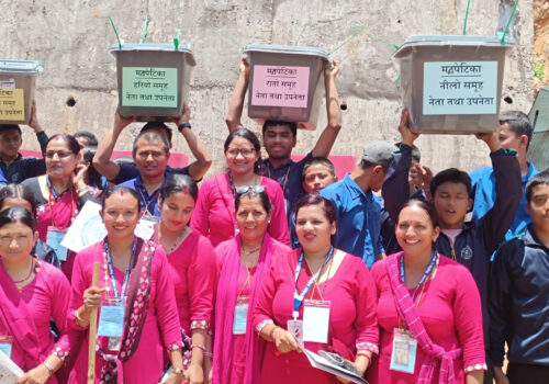 मिन्दुका माविमा संघ, प्रदेश र स्थानीय तहको झल्को दिने नमुना निर्वाचन सम्पन्न