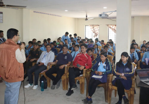 नीलकण्ठ–५ मा विपद व्यवस्थापन सम्बन्धि बिद्यालय अनुशिक्षण कार्यक्रम