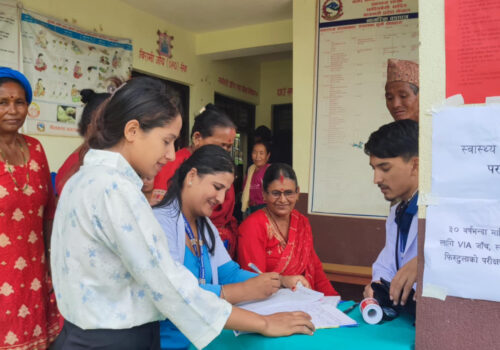 नीलकण्ठ–८ मा संचालित घुम्ती शिविरमा ८ सय ५४ जनाले सेवा लिए