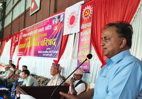 एमालेमाथि नियोजित हमला: कार्यकर्तालाई एकजुट हुन वरिष्ठ उपाध्यक्ष पोखरेलको आह्वान