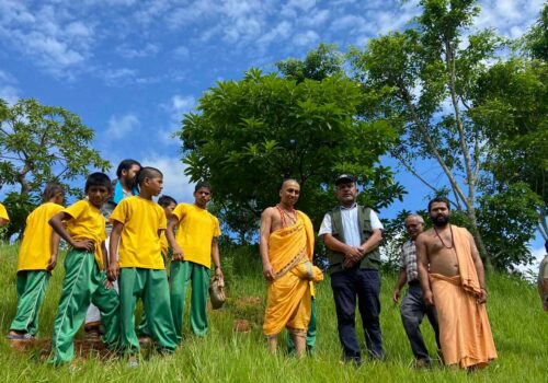 धादिङमा नक्षत्र, राशि र ग्रह बाटिकाको वृक्षारोपण