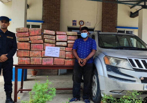 लागू औषध गाँजासहित भारतीय नागरिक धादिङबाट पक्राउ