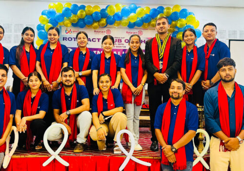 रोटरेक्ट क्लब अफ धादिङको दोस्रो पदस्थापन समारोह सम्पन्न, अध्यक्षमा श्रीकृष्ण रिजाल चयन