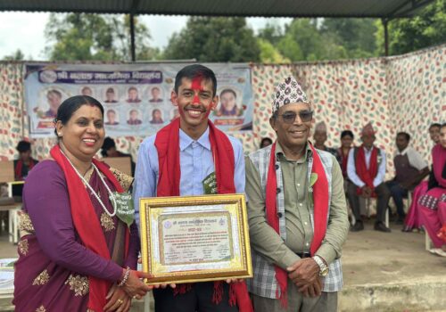 सामाजिक काममा सक्रिय बन्दै सौगात थपलिया