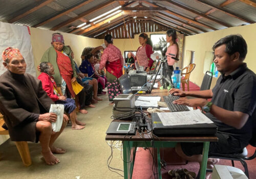 रुवीभ्यालीमा राष्ट्रिय परिचयपत्र दर्ता शिविर संचालन