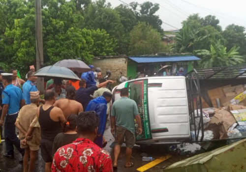 धार्के सितापाइला सडकखण्डमा सवारी दुर्घटना: एक जना पैदल यात्री गम्भीर घाइते