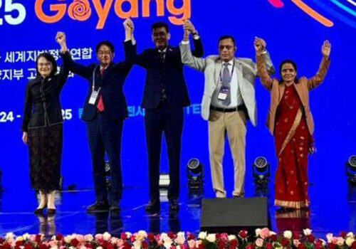 अन्तराष्ट्रिय शहरी सन्जालको सह-अध्यक्षमा नगर प्रमुख भीमप्रसाद ढुंगाना निर्वाचित,नगरको विकासमा टेवा पुग्ने विश्वास