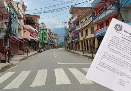 धादिङबेशीमा शुक्रबार बिहान ६ बजे सम्म कर्फ्यू