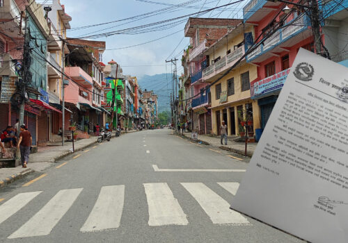 धादिङमा कर्फ्यु आदेश जारी