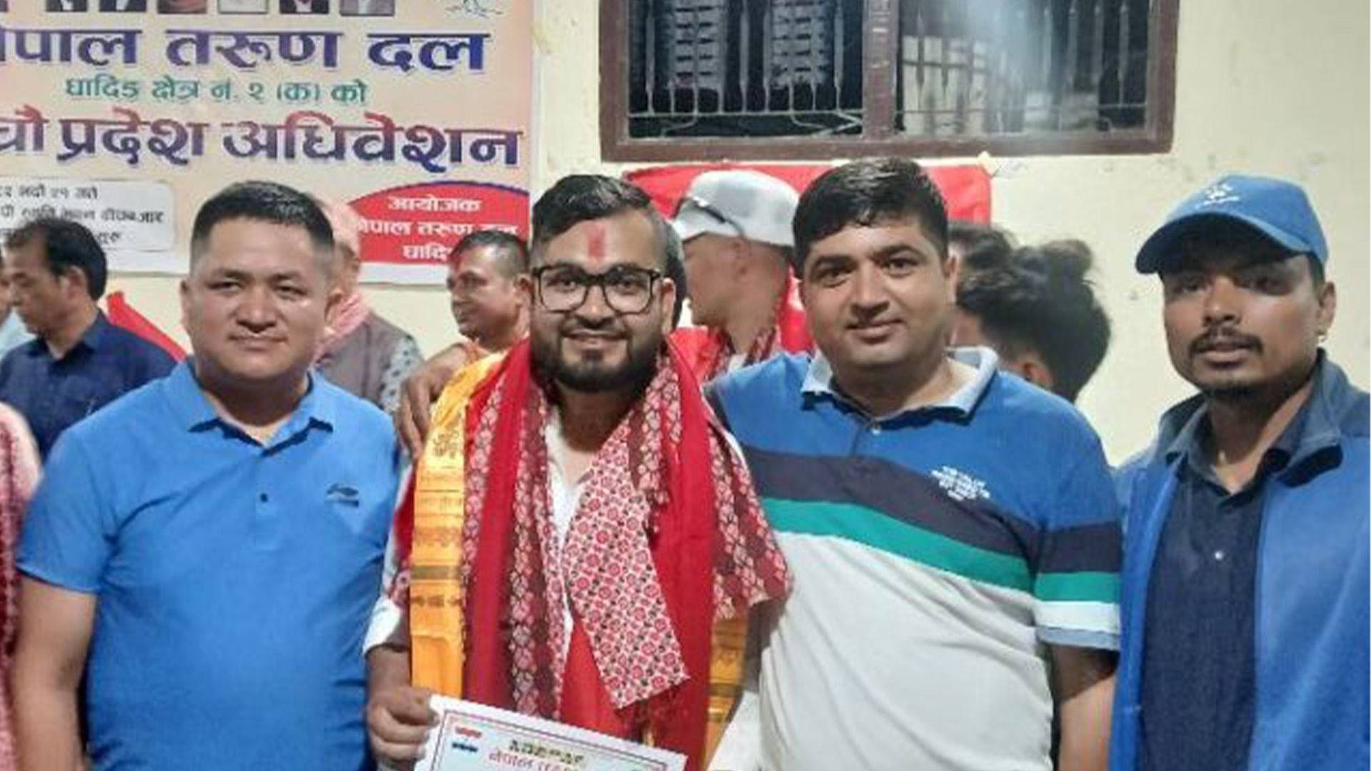 नेपाल तरुण दल धादिङ क्षेत्र नं. २ प्रदेश ‘क’ मा कुमार विश्वकर्मा चयन