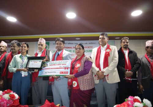 जिल्ला स्तरियक बक्तृत्वकला प्रतियोगिताको उपाधी नीलकण्ठकी सञ्जिवनी पोखरेललाई