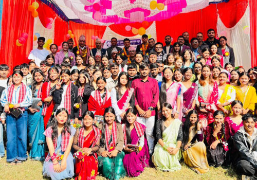 जनस्वास्थ्य तथा प्राविधिक अध्ययन स्कुल धादिङमा प्रथम वर्षका विद्यार्थीलाई स्वागत