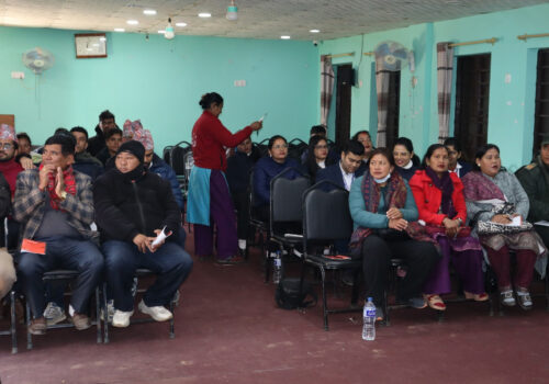 वैदेशिक रोजगारीलाइ सुरक्षित र व्यवस्थित बनाउन सिद्धलेकमा अभिमुखीकरण कार्यक्रम