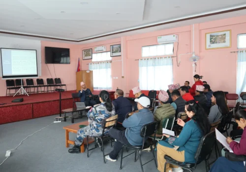 निर्वाचन आचारसंहिता सम्बन्धी सञ्चारमाध्यम तथा सञ्चारकर्मीहरूसँग छलफल