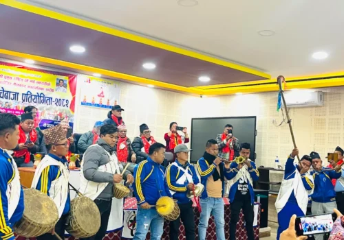 नगर स्तरीय मगर पन्चेबाजा प्रतियोगितामा राष्ट्रिय नौमती पञ्चेबाजा समूह प्रथम