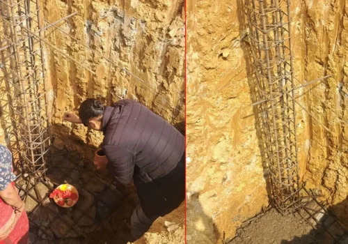 नीलकण्ठ १२ का अध्यक्ष भण्डारीद्वारा ९ लाख लागतको तातोपानी चौतारो पार्क शिलान्यास