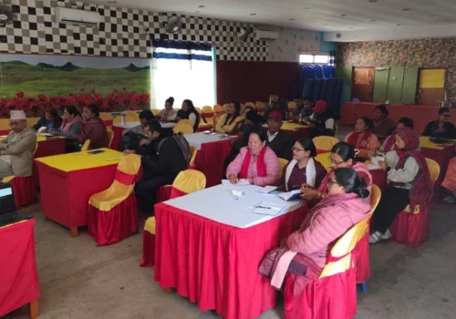 धादिङबेशीमा सहकारी संस्थाहरूको दुई दिने क्षमता अभिवृद्धि तालिम